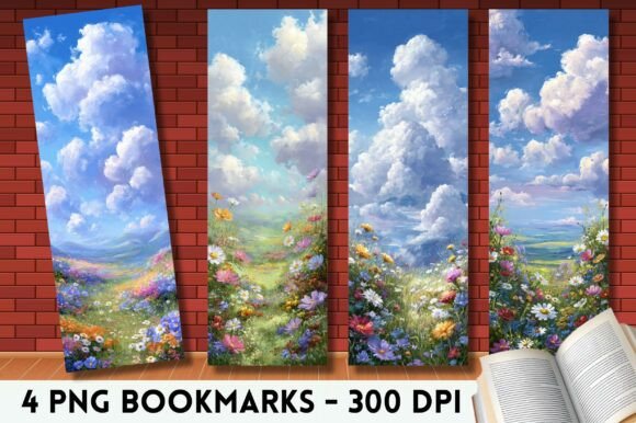 Dreamy Spring Flower Landscape Bookmark Review