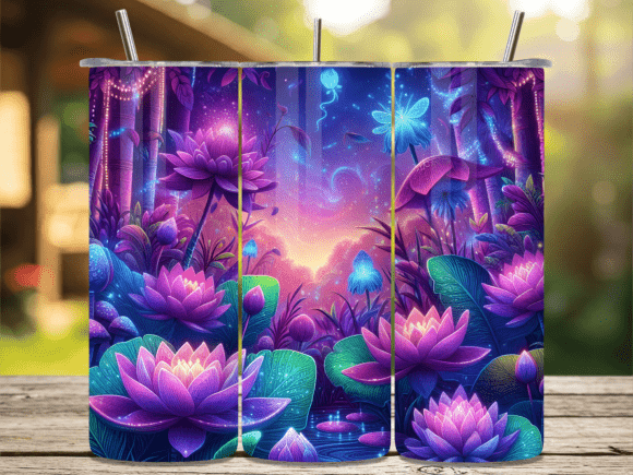 Enchanted Garden Lotus Pond Tumbler Wrap Review