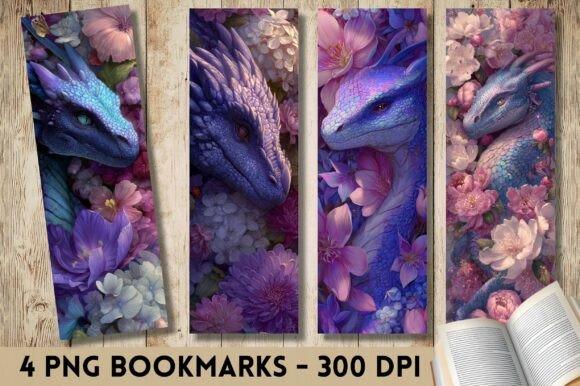 Floral Pastel Flower Dragon Bookmark Review