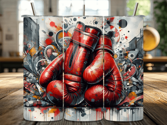 Grunge Urban Red Boxing Tumbler Wrap Review for Real Crafting