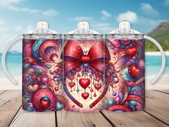 Heart Bow Valentines Day Kids Tumbler Wrap Review for Sellers