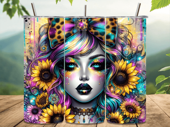 Leopard Bow Sunflower Tumbler Wrap PNG Review for Real Crafting Projects