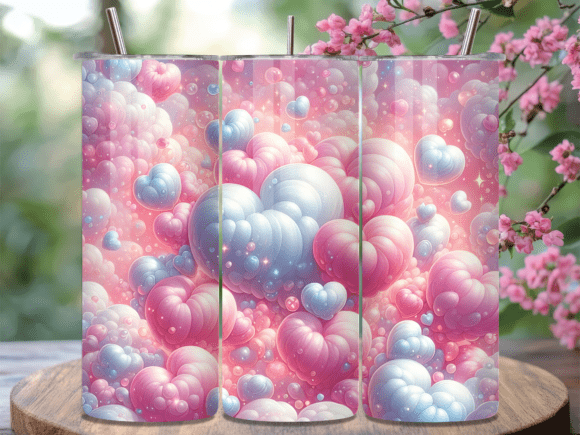Pink Puffy Valentines Heart Tumbler Wrap Review for Real Projects