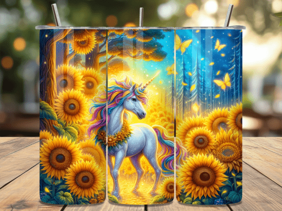 Sunflower Fantasy Unicorn Tumbler Wrap Review for Real-World Design Projects