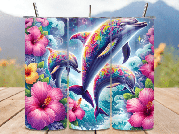 Tropical Hibiscus Dolphin Tumbler Wrap Review for Real-World Design Projects