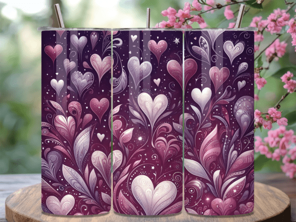 Valentines Day Purple Heart Tumbler Wrap Review for Sellers